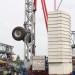 location grue de chantier hauteur20m fléche 24m