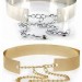 ceinture métal mirroir Or OU Argent